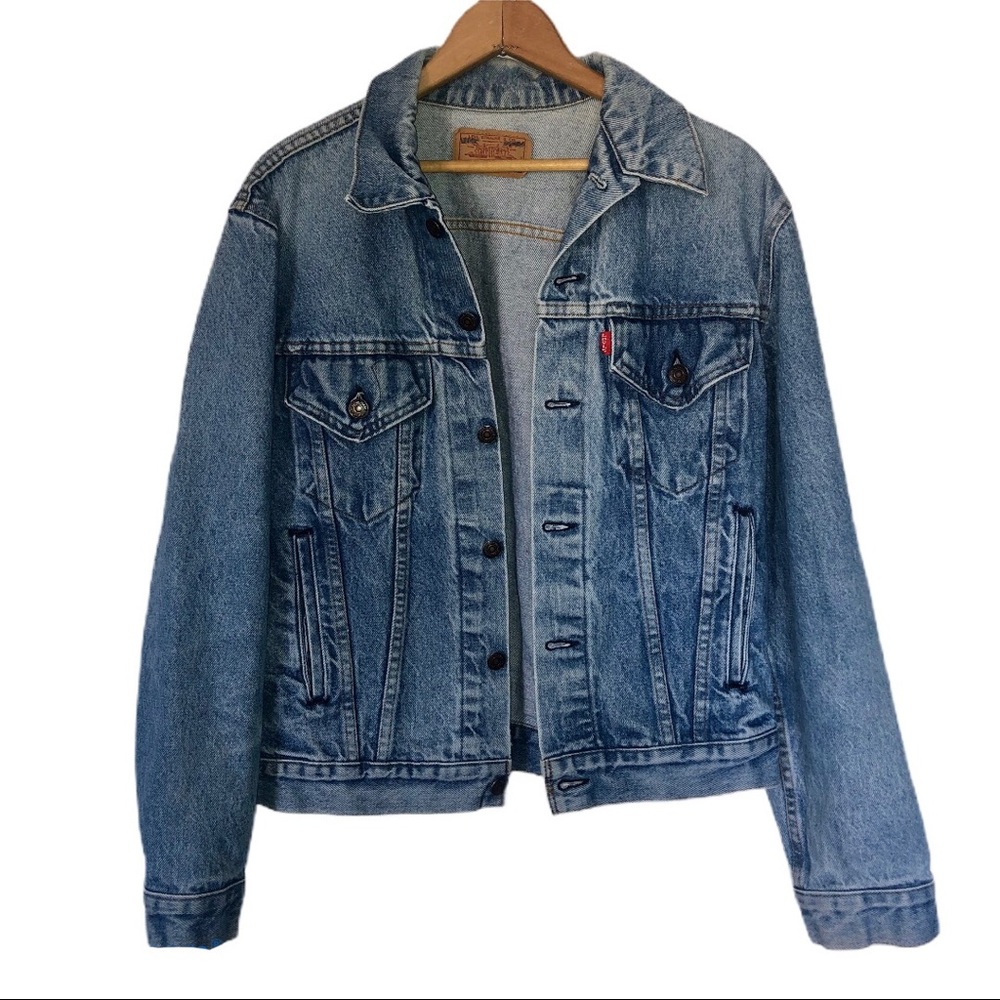 Vintage Levi’s 1980’s Jean Denim Jacket Blue Rare Mens 40